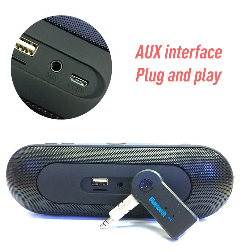 1 ~ 10 шт. Адаптер беспроводного приемника Bluetooth 4.1 Стерео 3,5 мм Разъем для автомобильной музыки Аудио Aux Гарнитура Прием для наушников