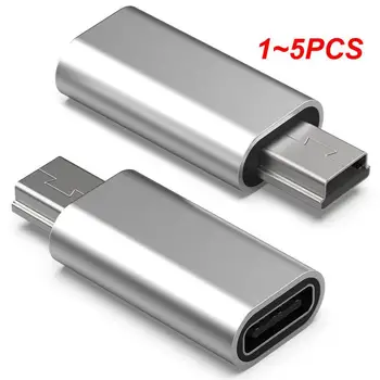 1 ~ 5 шт. Мини 5-контактный USB-адаптер B Штекер на USB Type C Гнездовой разъем передачи данных для цифровой камеры MP3 GPS