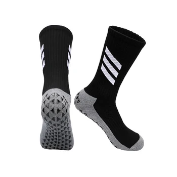 1 пара Новые футбольные носки Противоскользящие дышащие мужские и женские утолщенные полотенца Футбольные спортивные носки Регби Баскетбол Йога Носки