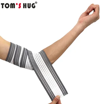 1 шт. Регулируемые нейлоновые локтевые скобы Накладки Складная поддержка Эластичный бинт Tom's Hug Профессиональный волейбольный протектор для рук