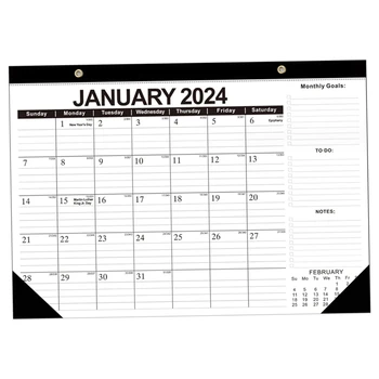 17 x 12 дюймов с января 2024 г. по июнь 2025 г. Ежемесячный планировщик Календарь на 2024 год 2024-2025 гг. Настенный календарь на 18 месяцев