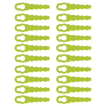 20 штук Аксессуары для запчастей газонокосилки Пластиковые лезвия газонокосилки Пластиковые лезвия газонокосилки для многих случаев