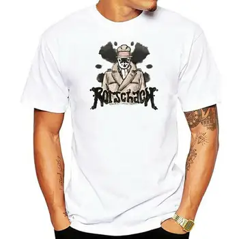 2022 Мужская футболка с принтом Хлопок с коротким рукавом Watchmen Ink Blot Мужская футболка Regular FitЖенская футболка