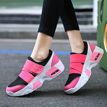 2022 Новая модная спортивная обувь для бега Feminino для женщин Кроссовки Легкая плоская дышащая теннисная женская обувь Уличная спортивная обувь