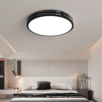 2023 Современный скандинавский светодиодный потолочный светильник Круглая люстра Потолочный светильник для спальни Гостиная Столовая Проход Коридор