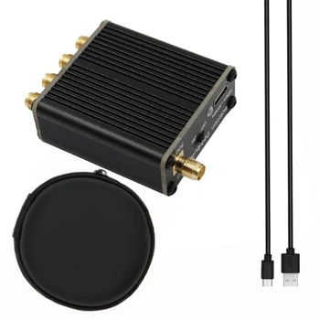 2024 Новая распределительная коробка радиочастотной изоляции для радиоантенны радиочастотного сигнала SDR GPSDO Signal Splitter 100 кГц-150 МГц Алюминиевые корпуса Черный