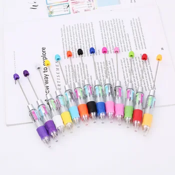 30 шт. 4 цветных стержня бисерные ручки DIY шариковые ручки из бисера студенческие канцелярские ручки для письма школьные канцелярские принадлежности