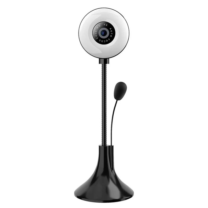 4k Камера ПК 4 Мп USB Легкая компьютерная камера с микрофоном Веб-камера Zoom Skype YouTube ноутбук Аксессуар для конференц-связи