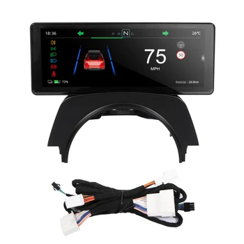 6.2 в HUD Экран Проекционный дисплей Автомобильная комбинация приборов Приборная панель Приборная панель Спидометр Аксессуары для Tesla Model 3 Highland 2023 2024