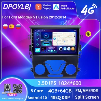 Android Для Ford Mondeo 5 Fusion 2012-2014 Авто Радио Авто Радио Мультимедиа Плеер Авто Стерео Carplay Навигация GPS 2din