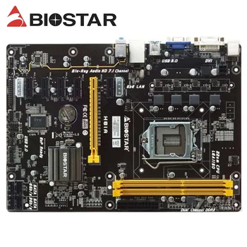 BIOSTAR H81A Материнская плата Материнская плата для майнинга 1150 H81 Шахтная плата 1150 DDR3 16 ГБ