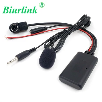 Biurlink Для Alpine KCA-121B AI-NET AUX IN Порт 150 см 3,5 мм Аудиоразъем СъемныйBluetooth Адаптер кабеля для микрофона громкой связи