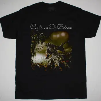 Children of Bodom Band Тяжелая хлопковая полноразмерная черная футболка унисекс HH486 с длинными рукавами