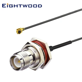 Eightwood RF коаксиальный кабель RP TNC Переборка Разъем для переборки UFL / IPX / IPEX 1,13 мм / 1,37 мм / RG178 Настраиваемая перемычка