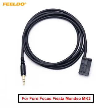 FEELDO 20Pcs Автомобильный аксессуар CD 3,5 мм Aux Адаптер жгута проводов для Ford Focus Fiesta Mondeo PUMA MK2 MK3 S-MAX #2860