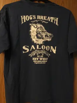 Hog's Breath Saloon Est. 1976 Ки-Уэст Синяя рубашка L Комфортные цвета