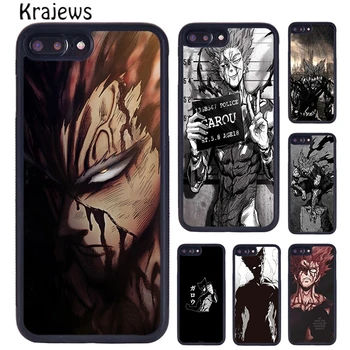 Krajews Garou One Punch Man Чехол для телефона для iPhone 15 14 SE 6s 7 8 plus X XS XR 11 12 13 pro max coque