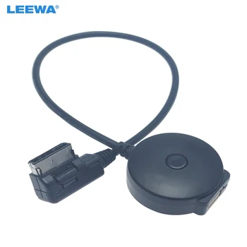 LEEWA Автомагнитола Медиа В MDI / AMI Bluetooth 4.0 USB Кабель для зарядки Адаптер для Mercedes Benz Audio AUX Кабель #CA6215