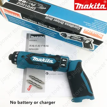 Makita DF012DZ 7,2 В Аккумуляторный Электрический Шуруповерт Литиевый Многоуровневый Небольшой Ручной Складной Компактный Драйвер Инструменты,Только Тело