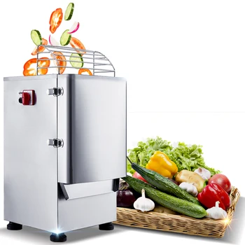Автоматическая электрическая машина для нарезки дынь / моркови Коммерческая кухонная овощерезка