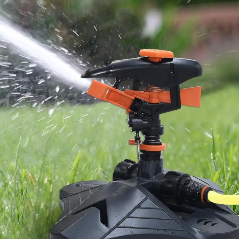 Автоматический вращающийся спринклер Система полива с вращением на 360 градусов Большая площадь покрытия Распылитель воды Инструмент для орошения садового газона