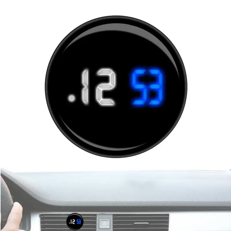 Автомобильные электронные часы для приборной панели автомобиля Водонепроницаемый сенсорный экран Маленькие часы Аксессуары интерьера для кабриолета Автомобиль Внедорожник