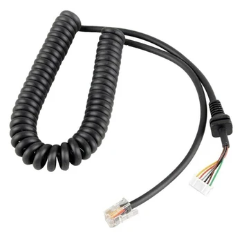 Автомобильный микрофонный кабель для ручного динамика для -48 -48A6J FT-8800R FT-8900R FT-7900R FT-1807 FT-7800R FT-2900R FT-1900