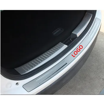 Автомобильный стайлинг Нержавеющая сталь Внутренний задний бампер Протектор Порог Багажник Отделка багажника для Mazda CX-5 CX5 2012 2013 2014 2015 2016 аксессуары