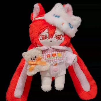 Аниме Final Fantasy XIV FF14 Милые кошки Косплей Плюшевая мягкая кукла Тело Хлопок Одевалка Сменная одежда Плюшевая подушка 15 см