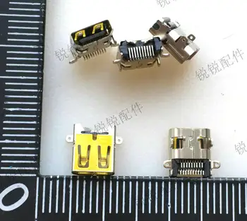 Бесплатная доставка Для Micro HDMI D Type Гнездо 19P Разъем HDMI спереди и сзади