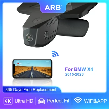 Видеорегистратор для BMW X4 (F26) 2015-2018 / X4 (G02) 2019-2023, ARB 4K OEM Style Автомобильный видеорегистратор в стиле OEM Подключение WIFI Управление приложением