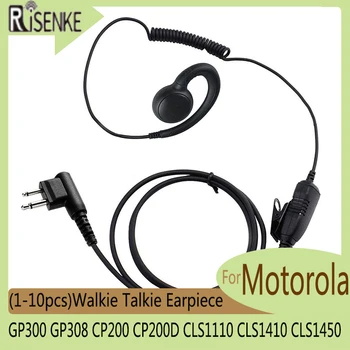 Двусторонняя радиогарнитура с микрофоном, для Motorola, GP300, GP308, CP200, CP200D, CLS1110, CLS1410, CLS1450, наушников