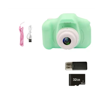 Детская детская камера Мини-цифровая камера Камера HD 1080P (зеленая)