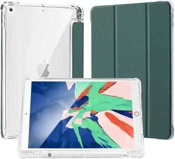 Для iPad Air 4 Чехол для iPad Air 2020 Чехол 10,9 дюйма (4-го поколения) Умный силиконовый чехол с держателем для карандашей Funda iPad 2020