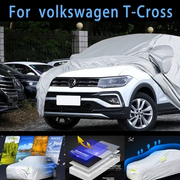  для volkswagen T-Cross Автомобильный защитный чехол, защита от солнца, защита от дождя, защита от ультрафиолета, защита от пыли Защита от автомобильной краски