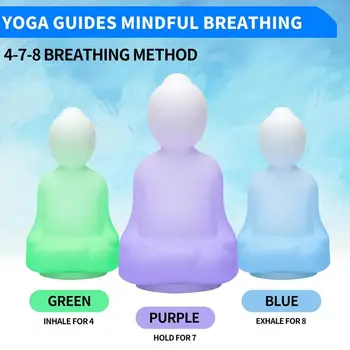 Дыхание Будды Инструмент Визуальной Медитации Замедлите Ваше Дыхание Успокойте Свой Ум Подарок Для Взрослых Силиконовый Ночник Лампа Для Йоги