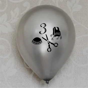 Еврейские украшения Upsherin Ножницы Воздушные шары Галаха возраст 3 года Стрижка волос Декор вечеринки по случаю дня рождения