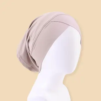 Женщины Тюрбан Шапка Женская спальная шапка Этнический стиль Дизайн Тюрбан Шляпа с эластичным тонким качеством изготовления Сплошной цвет для сна