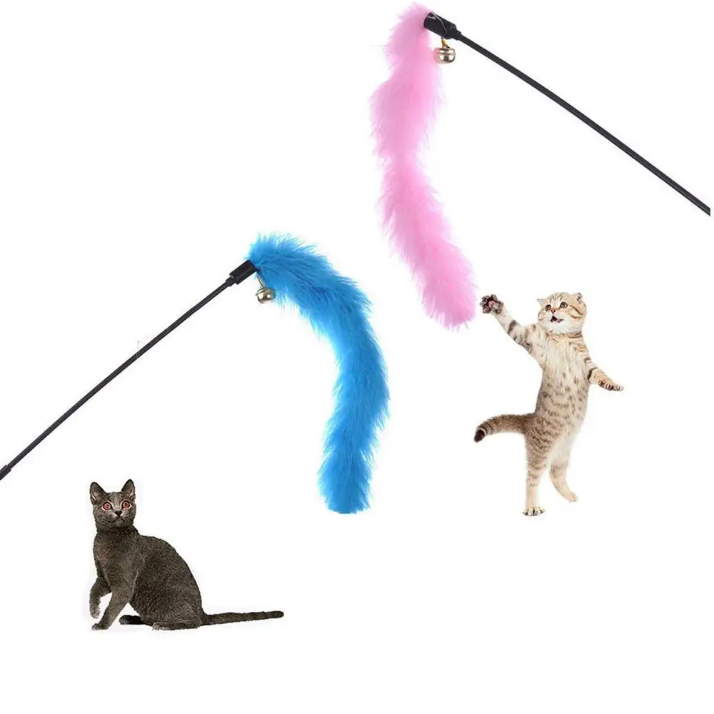 Интерактивное дразнящее Прочное Прочное Игрушка для кошек Игрушка для кошек Востребованные товары для домашних животных Увлекательная интерактивная игрушка для кошек Перо Привыкание