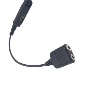 Кабель-адаптер для Baofeng UV-9R Plus UV-XR Водонепроницаемый до 2-контактного для UV-5R UV-82 UV-S9 Walkie Talkie Speaker Speaker Mic