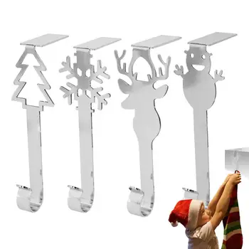  Крючок для одежды Рождественские универсальные крючки для одежды Многоразовая вешалка для одежды с крючком для шляпы Декоративные и многоразовые крючки для рюкзака для халата