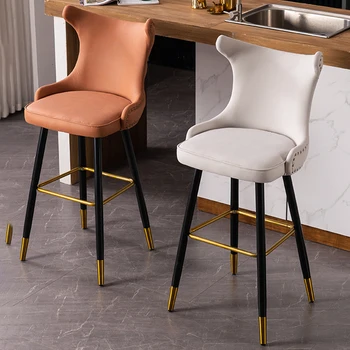 Кухонные акцентные барные стулья Стол для дизайна стойки Пляжные барные стулья Стойка регистрации Высокие табуреты De Bar Балконная мебель FG16