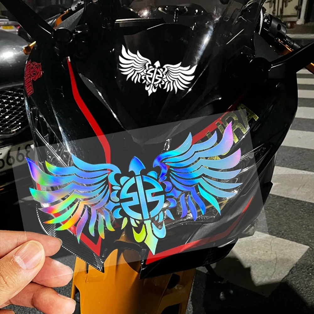 Мотоцикл Логотип Крылья Светоотражающая наклейка Лобовое стекло Голова Тело Шлем Наклейки Для Kawasaki H2 NINJA H2R ZX-10R ZXR750 Z250 Z300