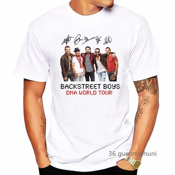Мы снова вернулись Backstreet Boys Футболка с графическим принтом Мужская одежда 2023 Забавная футболка с короткими рукавами Homme Cool T-shirt