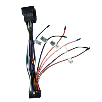  Надежный автомобильный стереозвук ISO Адаптер жгута проводов 20-контактный разъем Штекер кабеля Быстрая установка Подходит для большинства автомобилей