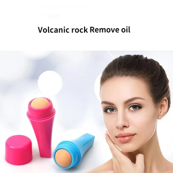 Натуральный вулканический ролик Ролик для контроля масла Контроль масла Очищающий уход за кожей лица Инструменты для снятия макияжа Абсорбирующий ролик