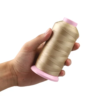 Нейлоновая ткацкая нить 1500 ярдов Нейлоновая ткацкая нить для шитья наращенных волос Нитки для изготовления париков