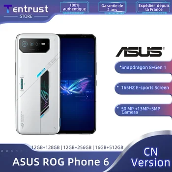 Оригинальный игровой телефон ASUS ROG Phone 6 5G Snapdragon 8+ Gen 1 6,78 дюйма 165 Гц E-Sports Экран 360° Технология охлаждения процессора ROG 6 Android