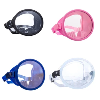 Панорамная маска для дайвинга Прочная маска для подводного плавания с маской и трубкой Безрамная маска
