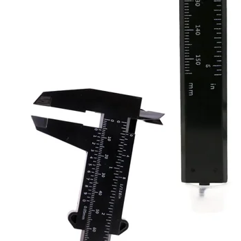 Пластиковый штангенциркуль 0-150 мм Тату-слайдер Линейка бровей Бровь Позиционирование бровей Вспомогательная линейка